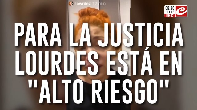 Lourdes Fernández contradice a la justicia y responde: Estoy muy bien