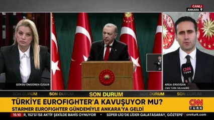 Starmer Eurofighter gündemiyle Ankara'ya geldi