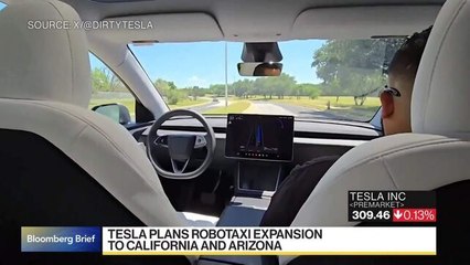 Tesla Aims to Bring Robotaxi to California, Arizona