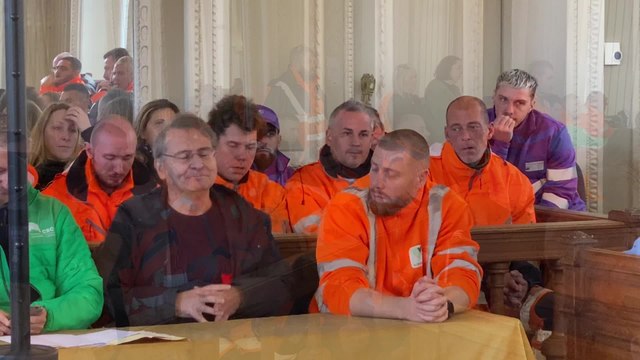 Manifestation du personnel communal de Verviers