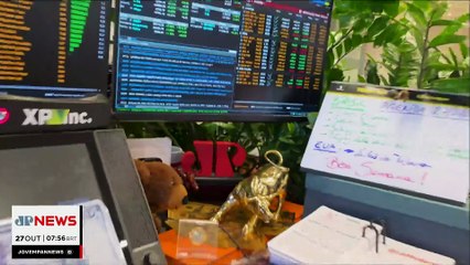 Bolsas sobem com alívio de tensões Brasil-EUA | MINUTO TOURO DE OURO - 27/10/25