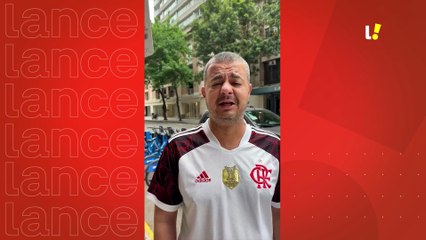 Torcedor do Flamengo está confiante pela vaga para a final da Libertadores.