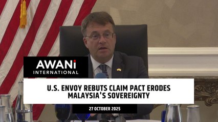 U.S. envoy rebuts claim pact erodes Malaysia's sovereignty