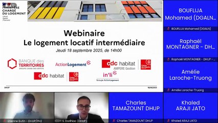 Webinaire I Logement Locatif Intermédiaire (LLI) - 18 septembre 2025