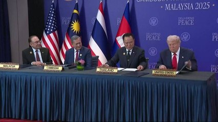 Trump Hails Peace Deal Between Cambodia and Thailand