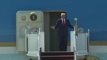 President Trump arrives Malaysia for ASEAN
