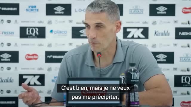 Santos - Vojvoda sur le retour de Neymar : Je ne veux pas me précipiter