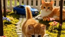 The Lost Red Ball – Heartwarming Miniature Cat Story | Cinematic Toy World Short Film