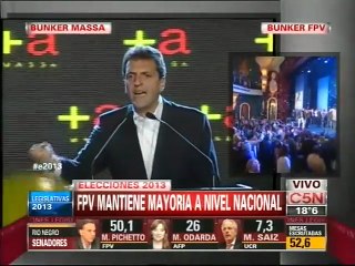 ELECCIONES 2013 HABLA SERGIO MASSA