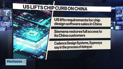 US Lifts Chip Design Export Curbs on China