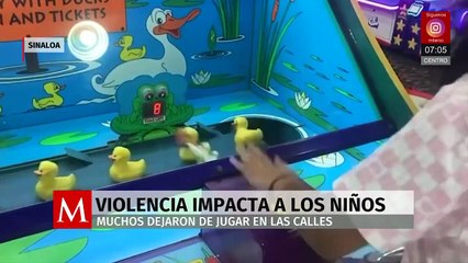 Violencia impacta a los niños: dejan de jugar en las calles por ataques en Sinaloa