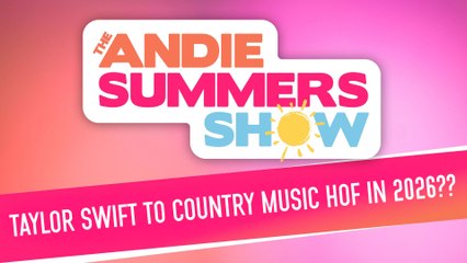 Taylor Swift To Country Music HOF in 2026??