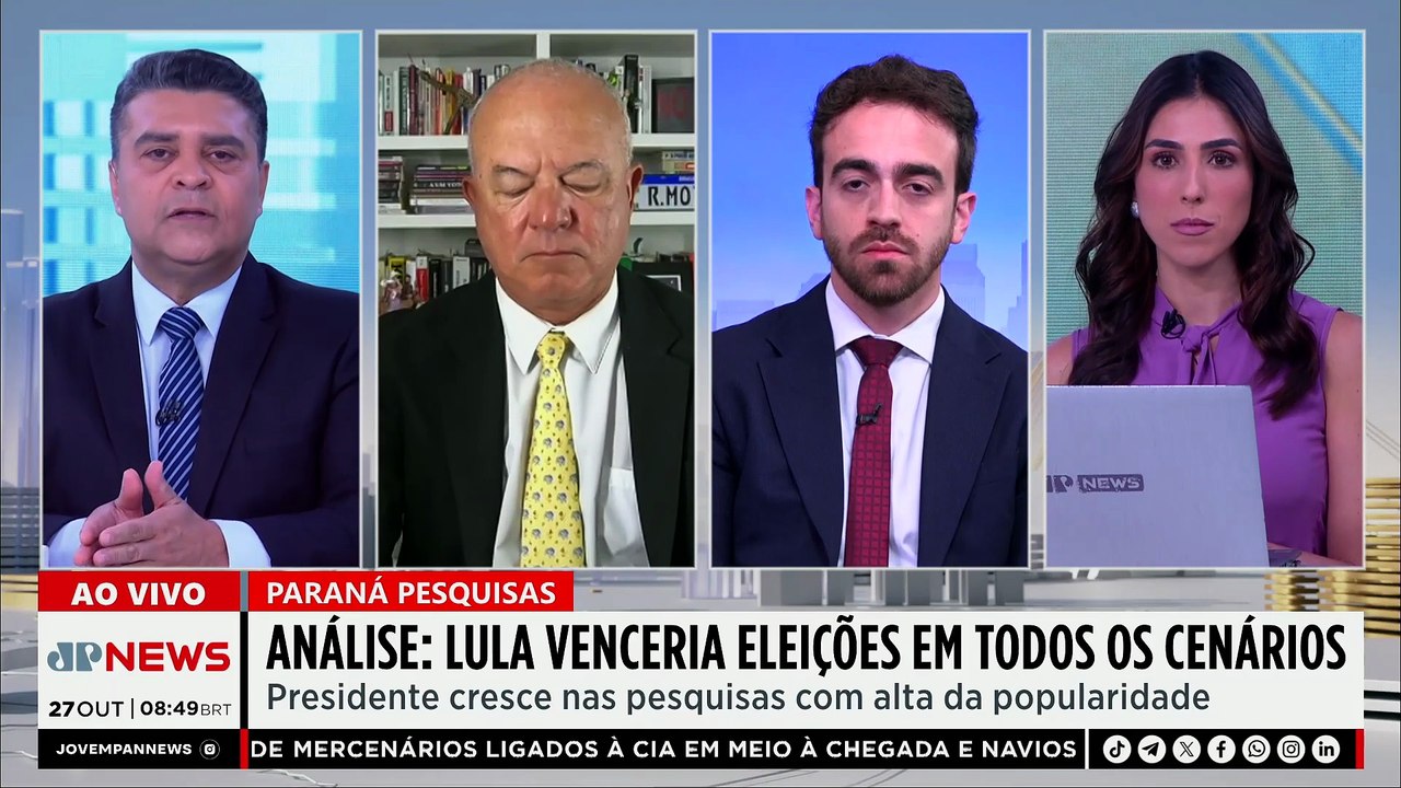 Paraná Pesquisas: Lula venceria em todos os cenários as eleições de 2026