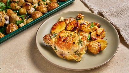 How to Make Sheet Pan Lemon Chicken with Potatoes and Leeks