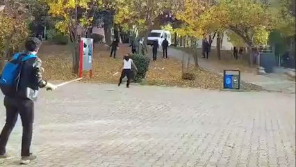 Hacettepe Üniversitesi'nde öğrencilere palalı saldırı
