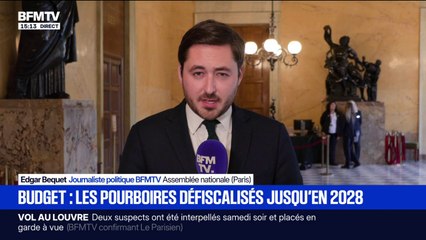 Budget: les députés ont voté la défiscalisation des pourboires jusqu'en 2028