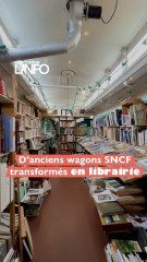 Lire dans un train ? Découvrez la Caverne aux Livres à Auvers-sur-Oise 🚆
