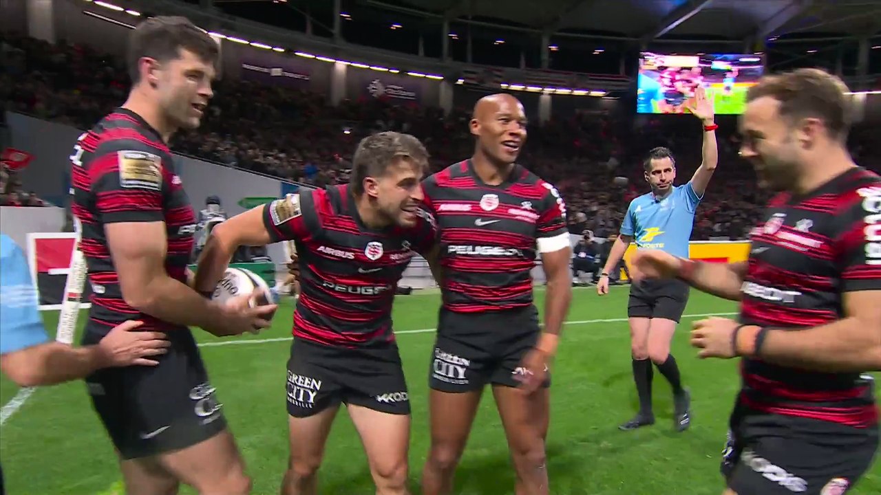 TOP 14 - Essai de Juan Cruz MALLIA 2 (ST) - Stade Toulousain - RC Toulon
