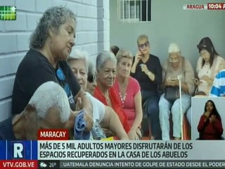 Aragua | Más de cinco mil adultos mayores beneficiados con inauguración de casa de los abuelos