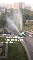 Pakistan Deploys Anti-Smog Guns In Lahore