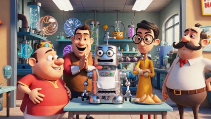 Motu Patlu aur Robot Baker | Funny Cartoon Episode | New Motu Patlu 3D Animation in Furfuri Nagar