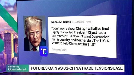 Trump Tries to Tone Down Trade Tensions With China