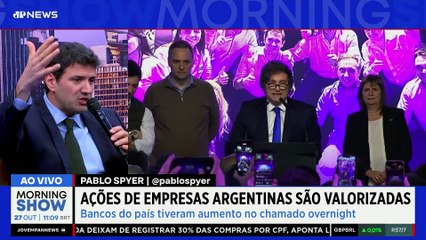 Mercado REAGE à VITÓRIA de Milei: AÇÕES argentinas DISPARAM