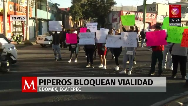 Dueños de purificadoras bloquean vías en Edomex por falta de agua y cierre de pozos