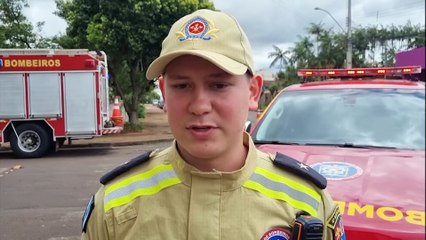 Conforme Corpo de Bombeiros, motorista de carro derrubou vítimas em moto e evadiu-se de acidente