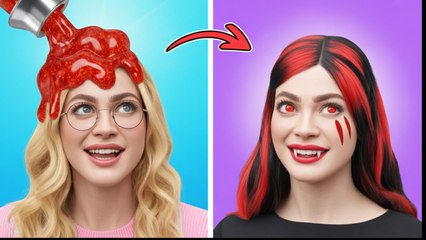 ET SI MON AMI ÉTAIT UN VAMPIRE ? 🧛🏻 Challenge d'Épiques Transformations en Maquillage de Vampire !