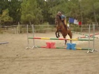 Aurélia et Mérenge a la fête du ch'val