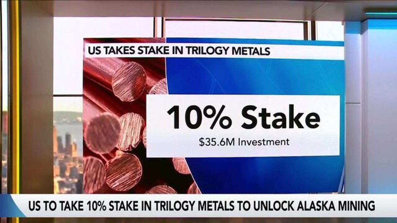 US to Take 10% Trilogy Metals Stake to Tap Alaska Mining