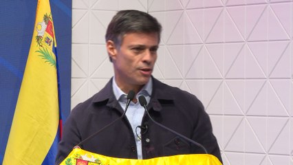 Leopoldo López asegura que Maduro lidera "el cartel de los soles"