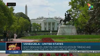 Venezuela denounces joint military provocation by Trinidad and Tobago, CIA to destabilize region