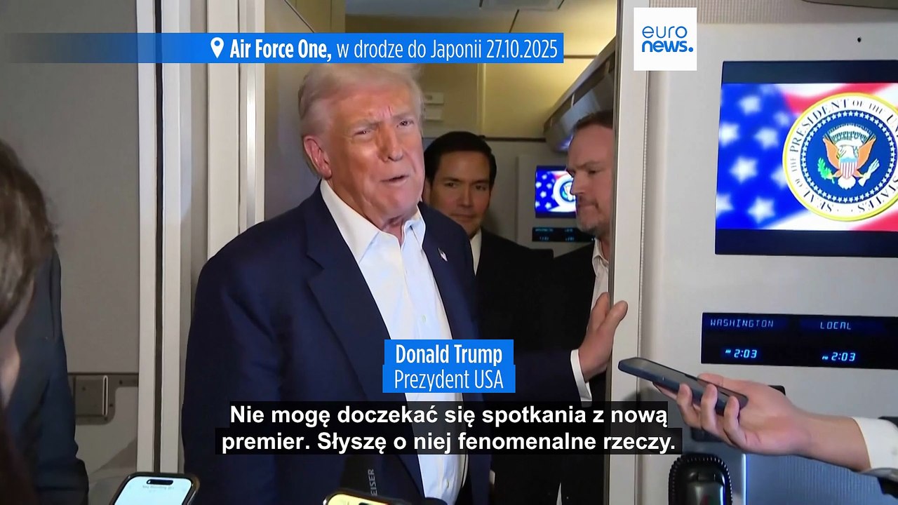 Nowa premier Japonii chce zacieśnić stosunki z USA po przylocie Trumpa do Tokio