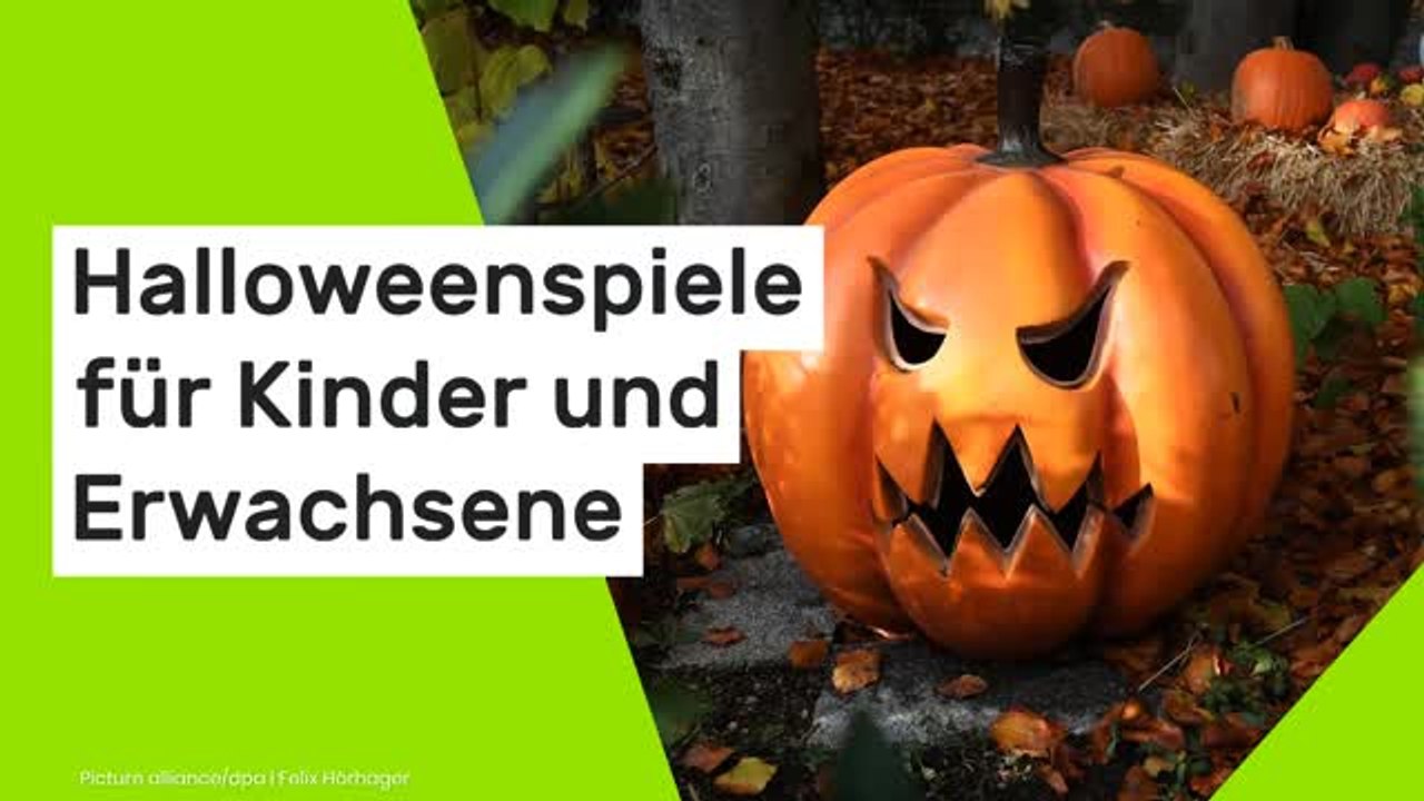 Halloweenspiele für Kinder und Erwachsene: Witzige Spielideen für einen schaurig-schönen Gruselabend
