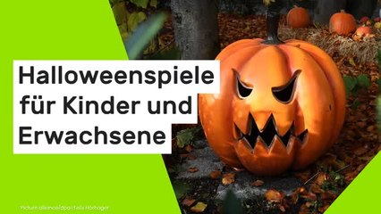 Halloweenspiele für Kinder und Erwachsene: Witzige Spielideen für einen schaurig-schönen Gruselabend