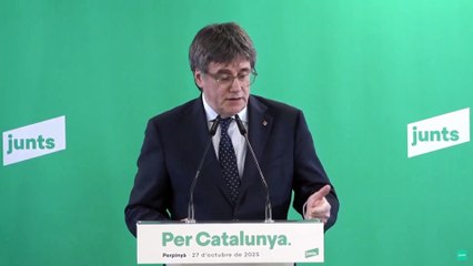 Puigdemont asegura que la dependencia de ESPAÑA empobrece a CATALUÑA