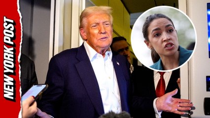 Trump shoots down VP rumor, teases 2028 showdown with AOC