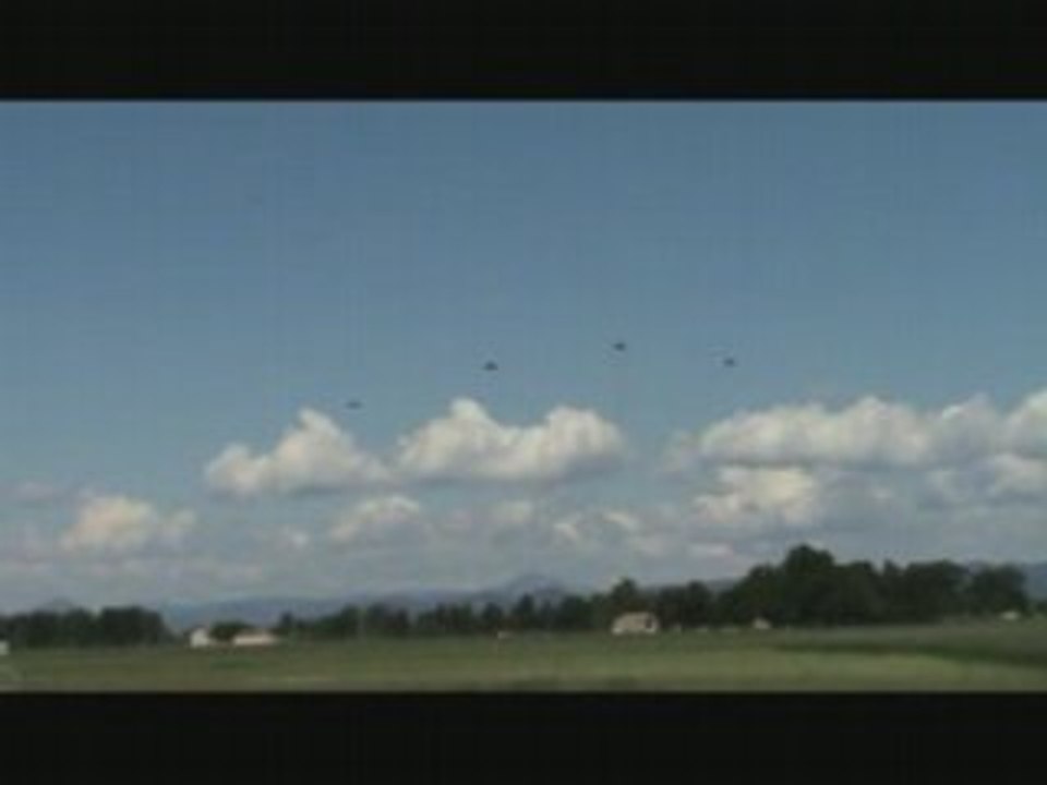 Patrouille de 4 Mirage 2000 @ Meeting d'Orange 18-05-2008