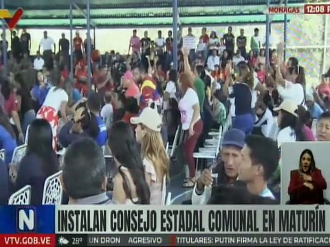 Monagas | Comunas participaron en la instalación del Consejo Estadal Comunal en Maturín