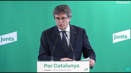 Puigdemont: "No estamos dispuestos a continuar ayudando un gobierno que no ayuda Cataluña"