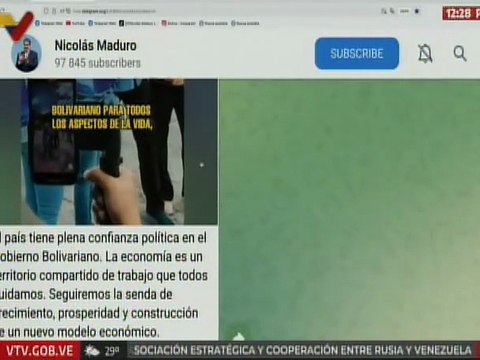 Pdte. Nicolás Maduro: El país tiene plena confianza política en el gobierno bolivariano