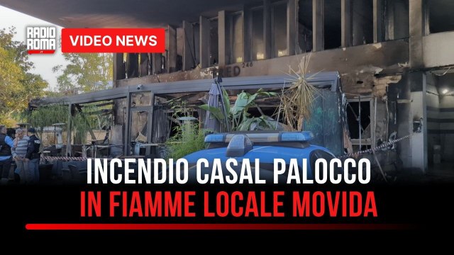 Incendio a Casal Palocco: in fiamme il locale della movida