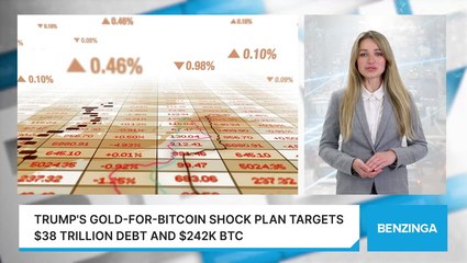 Trump's Gold-For-Bitcoin Shock Plan Targets $38 Trillion Debt and $242K BTC