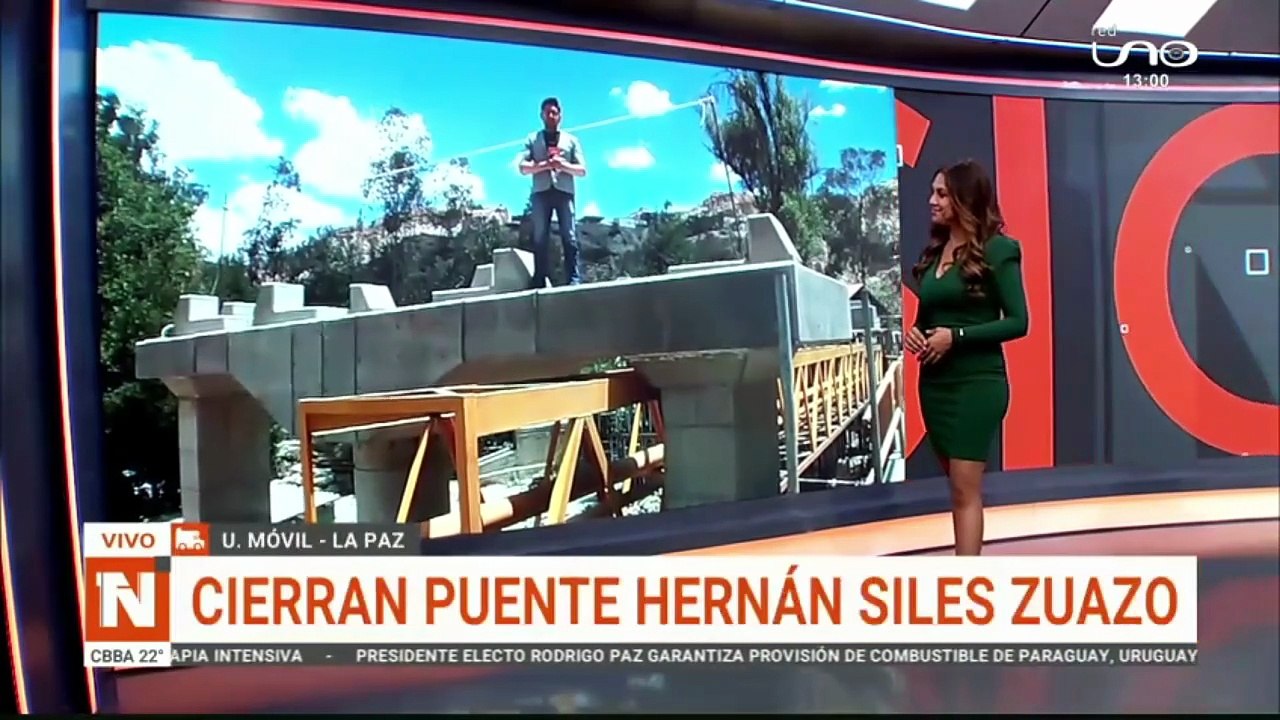 CIERRAN PUENTE HERNÁN SILES ZUAZO