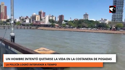 Un hombre intentó quitarse la vida en la Costanera de Posadas