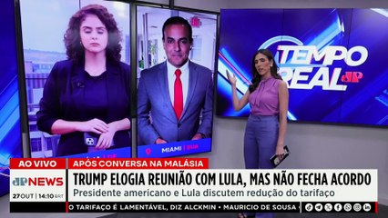 Trump e Lula selam paz comercial? Saiba o que ficou decidido na reunião; Acacio e Luana comentam