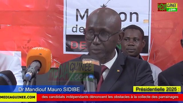 Présidentielle en Guinée : des candidats indépendants dénoncent les obstacles à la collecte des parrainages