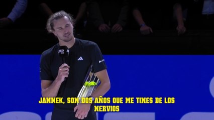 Zverev bromea con Sinner: 'Relájate y déjame ganar' 🎾